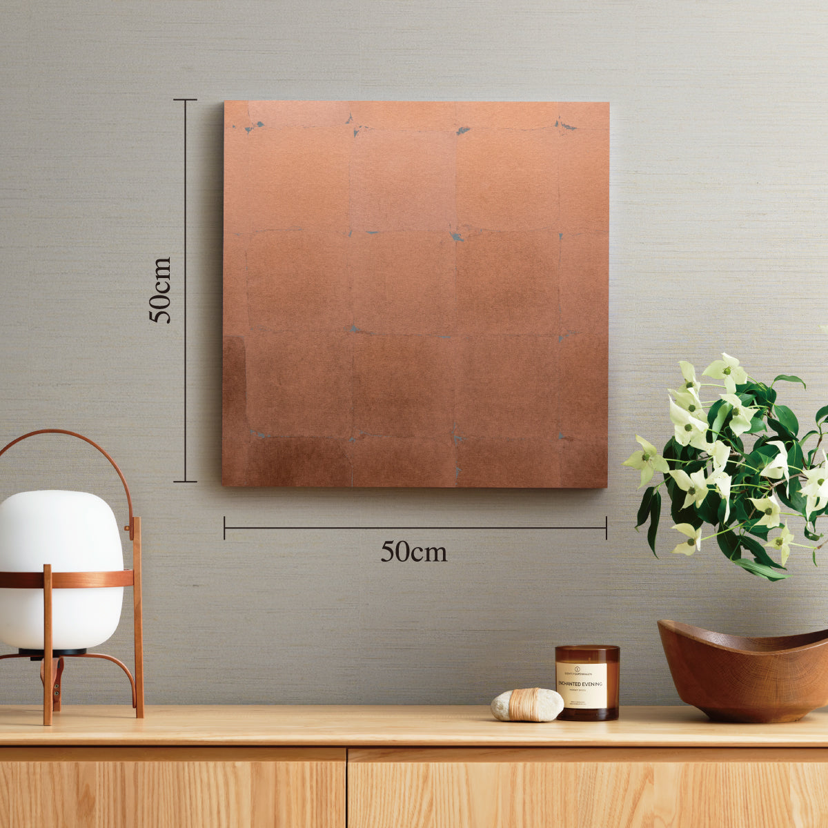 箔パネルの定期便　Lサイズ（H50×W50×D3cm）